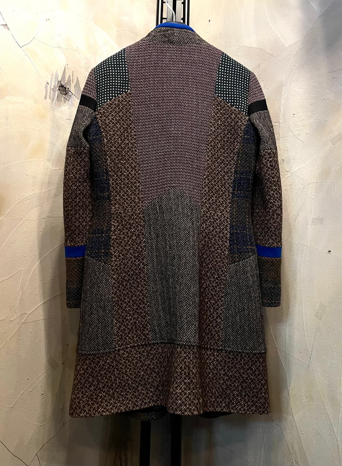 에트로  멀티 헤링본 롱코트 상품이미지4