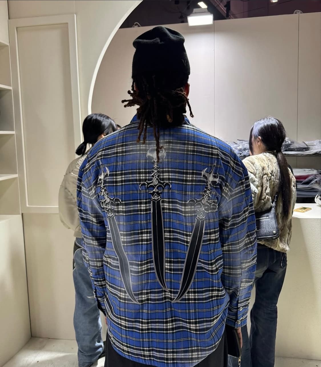 떠그클럽 아랍 소드 플란넬 셔츠 -3size- 미착용 새상품 상품이미지6