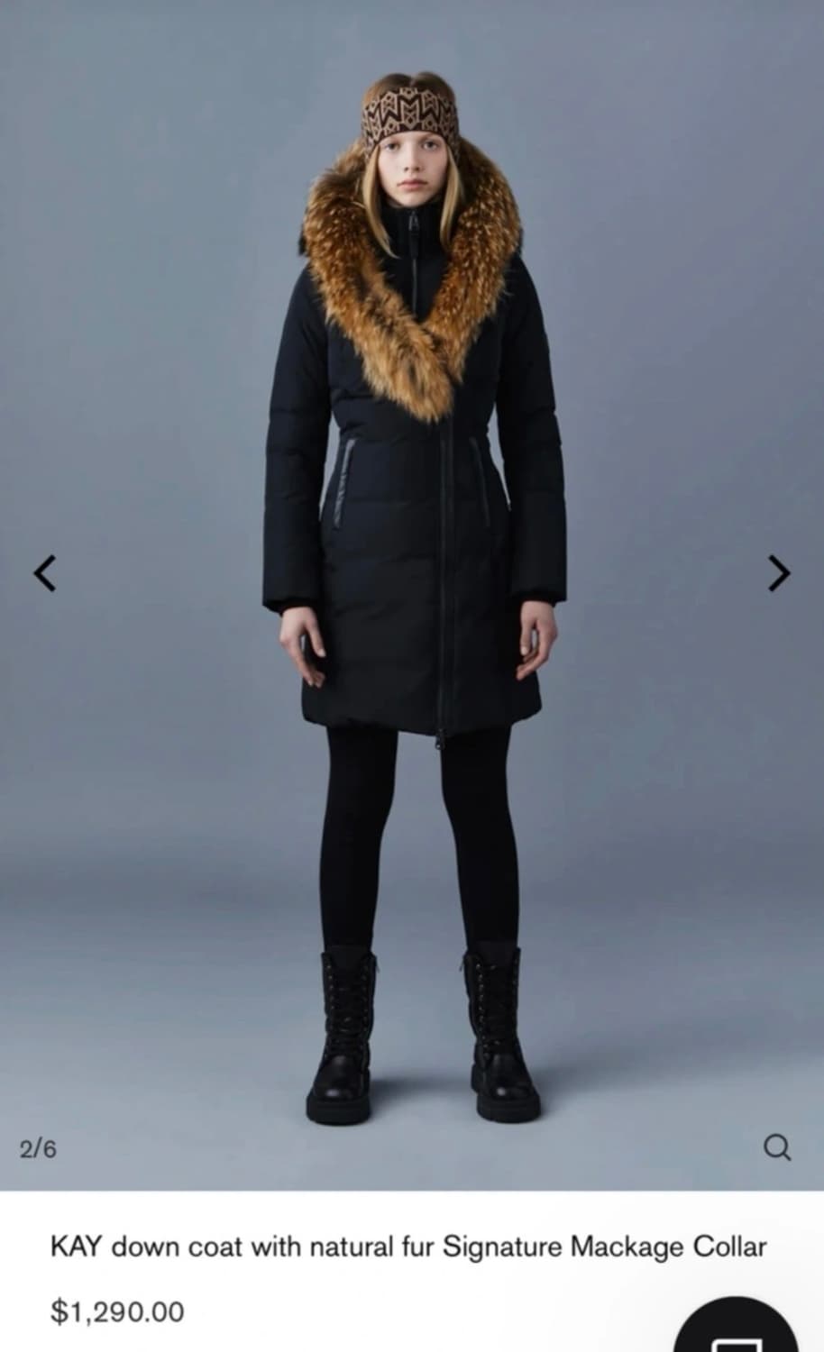 맥케이지 케이 패딩 Xs mackage 상품이미지1