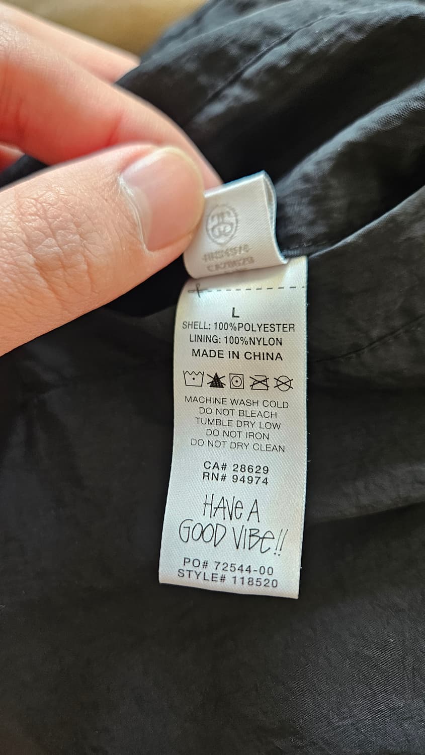 스투시 쉐르파 리버서블 자켓 모스그린 L 상품이미지5