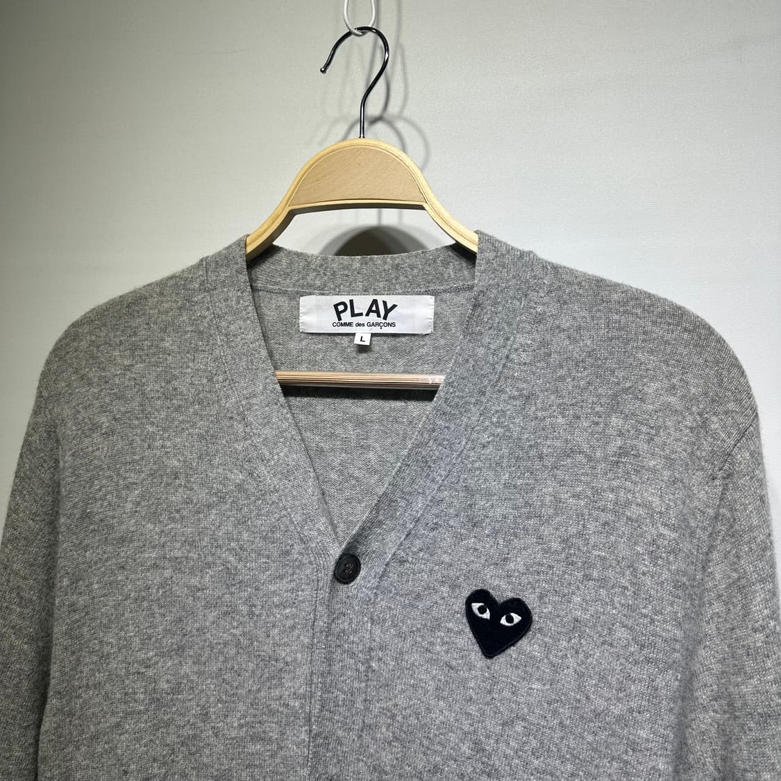 꼼데가르송 니트 가디건 판매합니다 상품이미지2