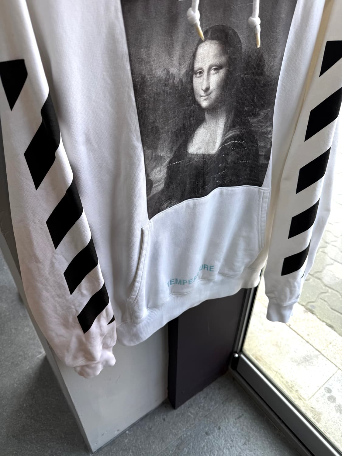 M/ 오프화이트 모나리자 크랙 후드티 상품이미지4