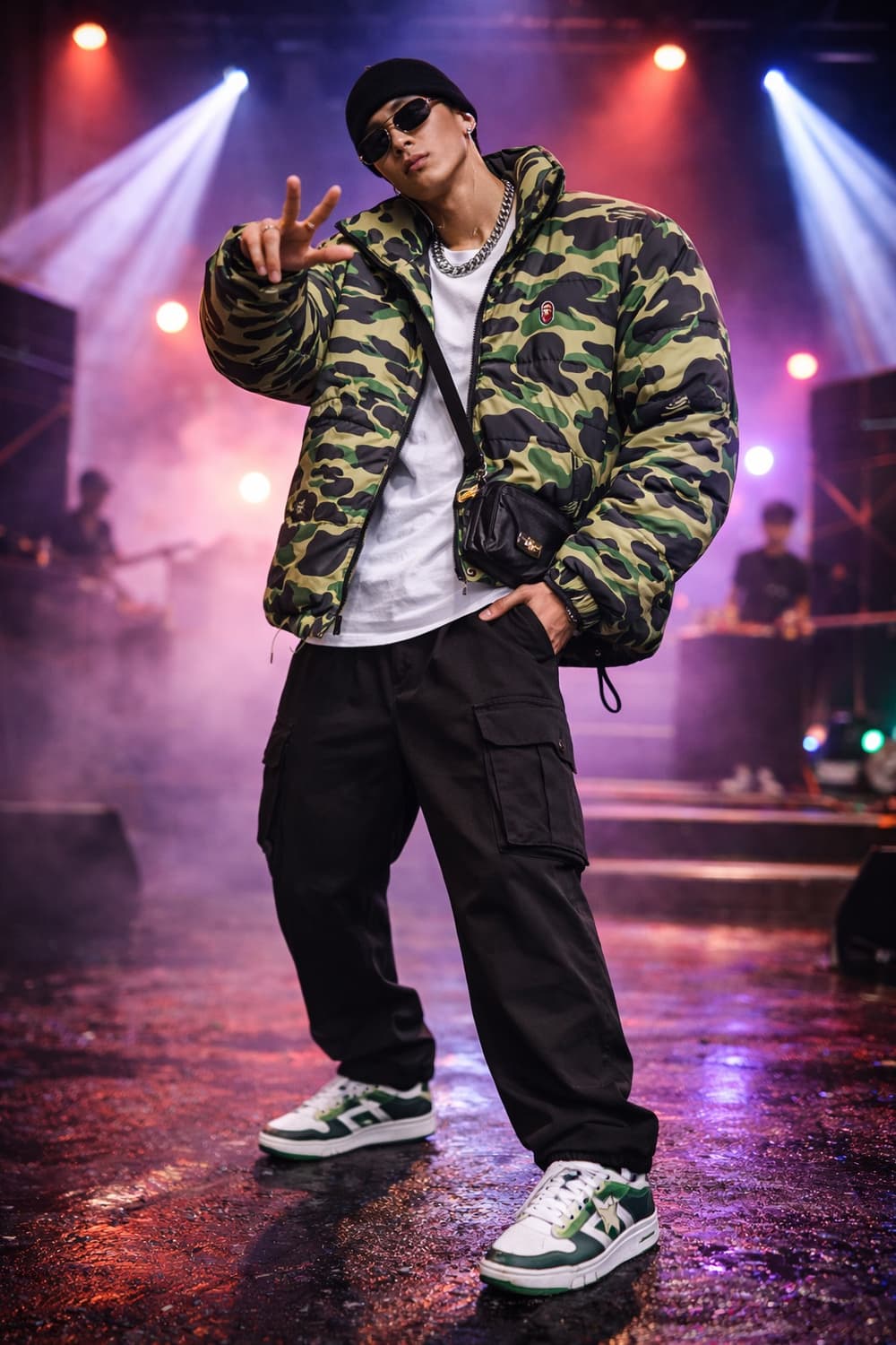 BAPE 베이프 1ST CAMO 리버서블 다운 패딩 자켓 상품이미지1