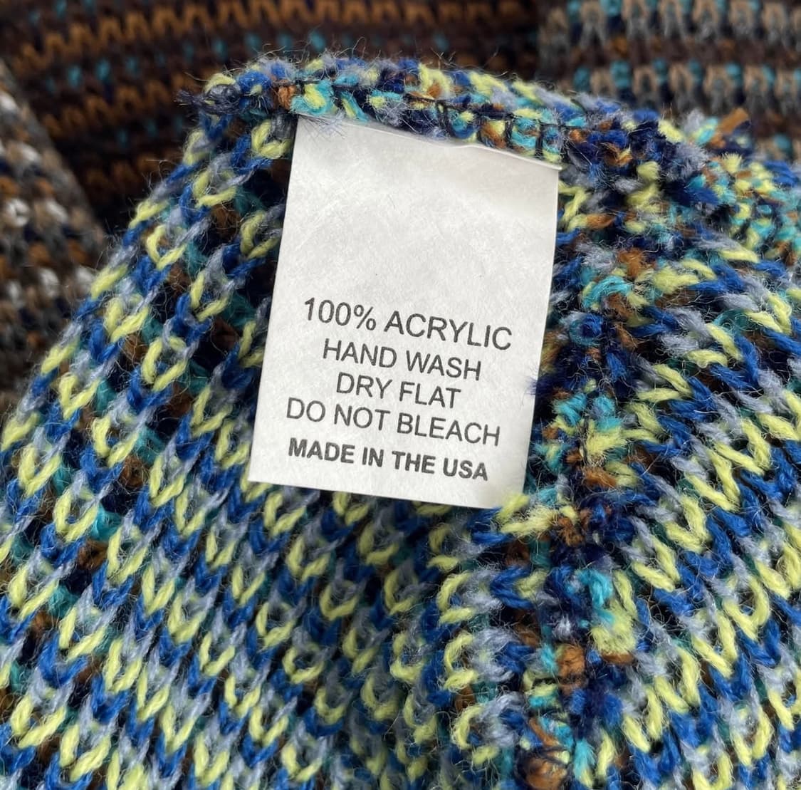 Artex MADE U.S.A 니트 트위드 믹스 비니 모자 상품이미지7