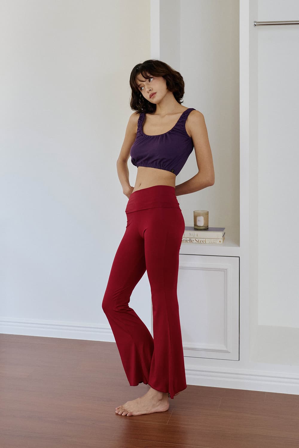 찬드라 부츠컷 팬츠 스칼렛  상품이미지1