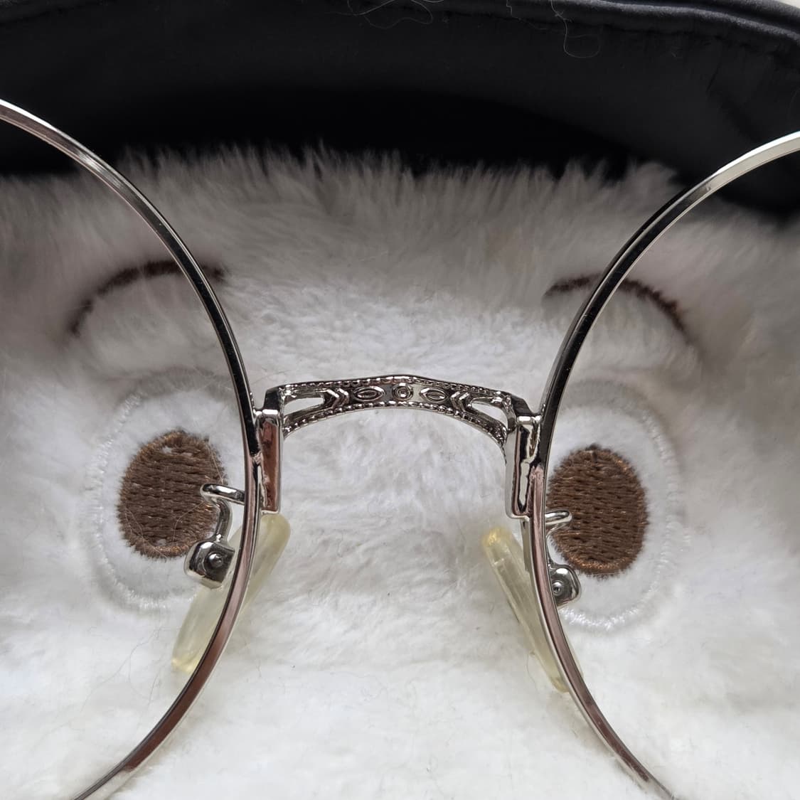 빈티지 실버 라운드 프레임 안경테 상품이미지3