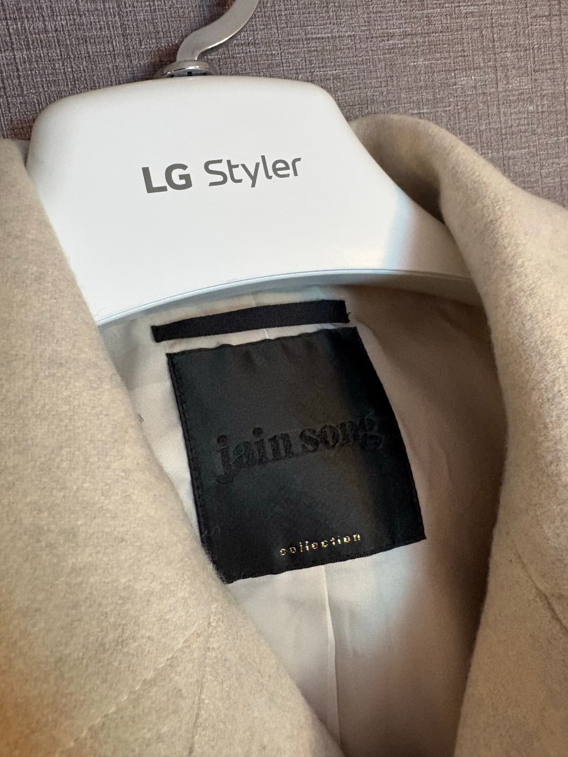 Jain Song 아이보리 더블 버튼 숏 코트 상품이미지2