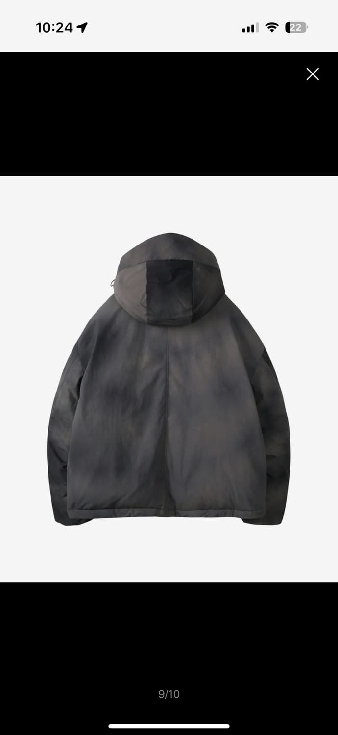 커스텀멜로우 구스 다운 숏패딩 다크 그레이 (95) 상품이미지2