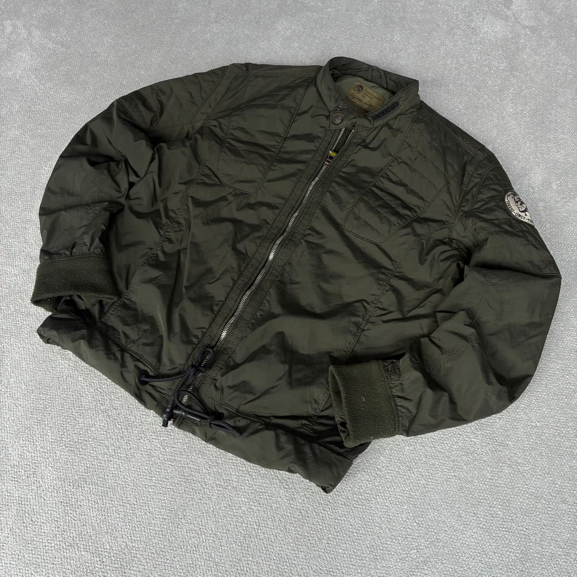 디젤 카키 봄버 자켓 m 상품이미지1