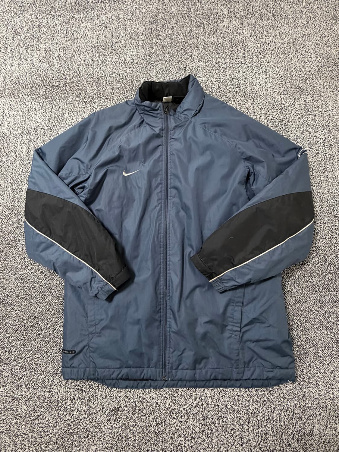 빈티지9. 나이키 올드스쿨 파이핑 점퍼 블루 바람막이  상품이미지1