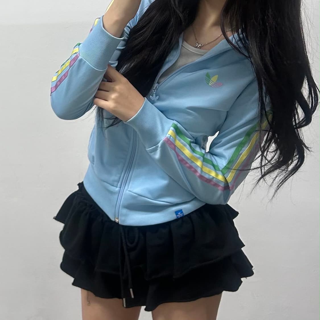 아디다스 파이어버드 걸즈 대대장 트랙탑 희귀져지(85) 상품이미지3