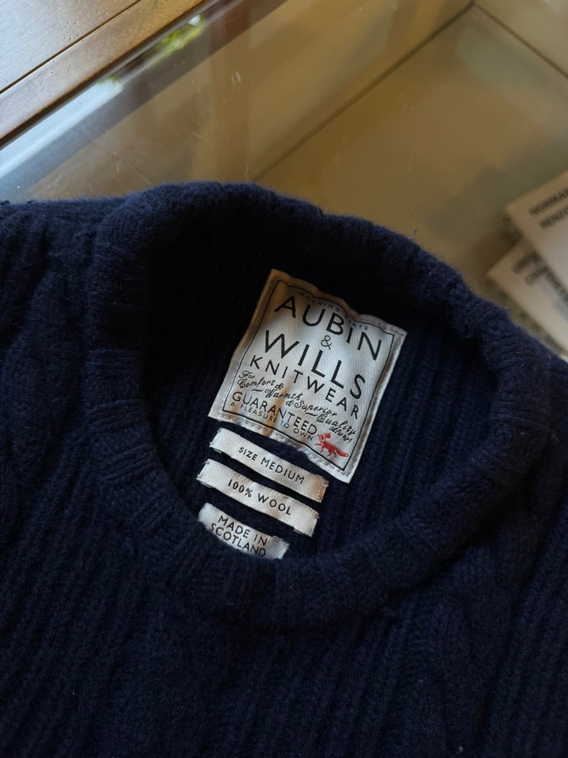 어빈 앤 윌스 케이블 니트 100 상품이미지7