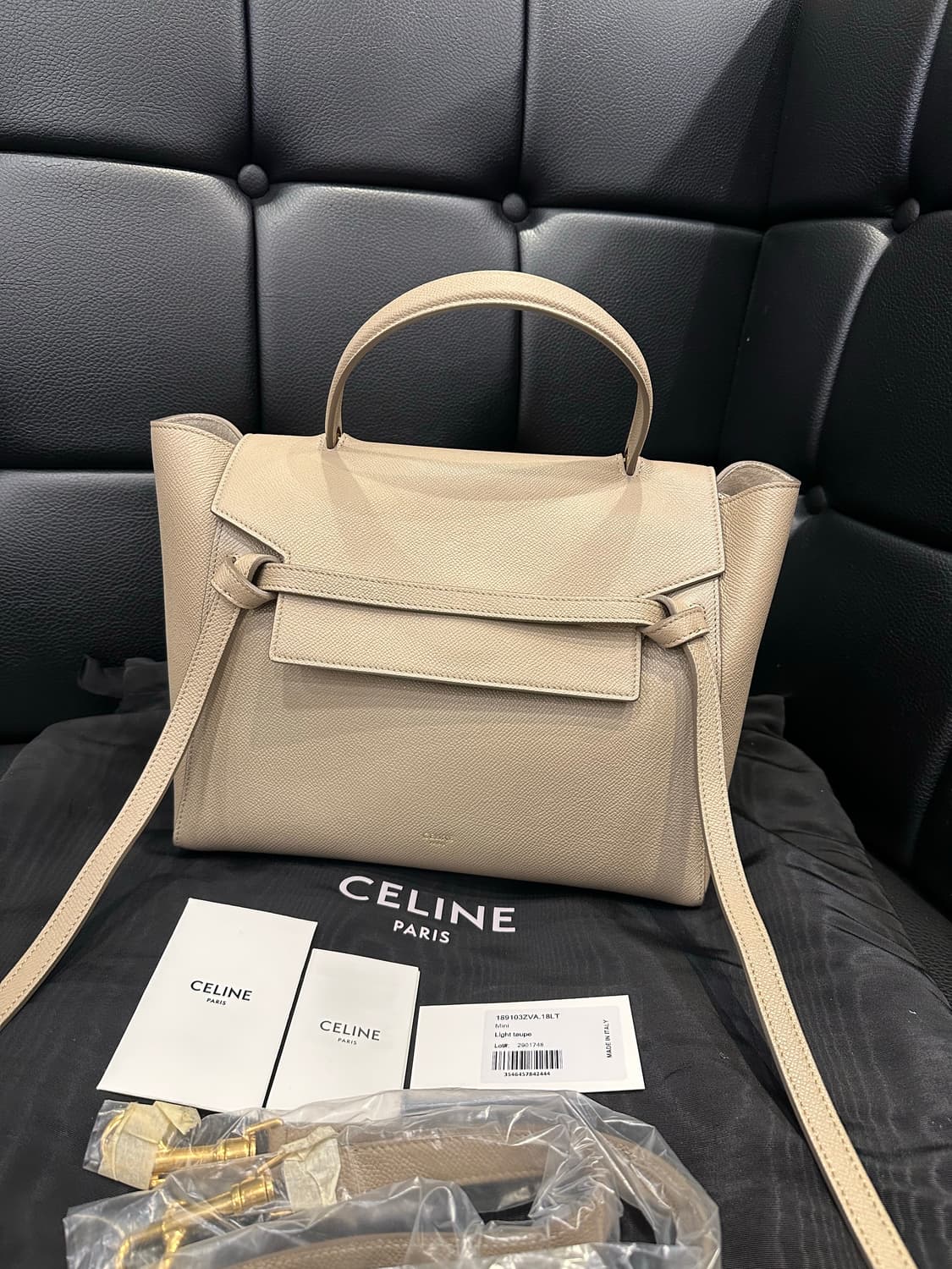 [SA 정품] 셀린느 벨트백 미니 라이트 토프 상품이미지3