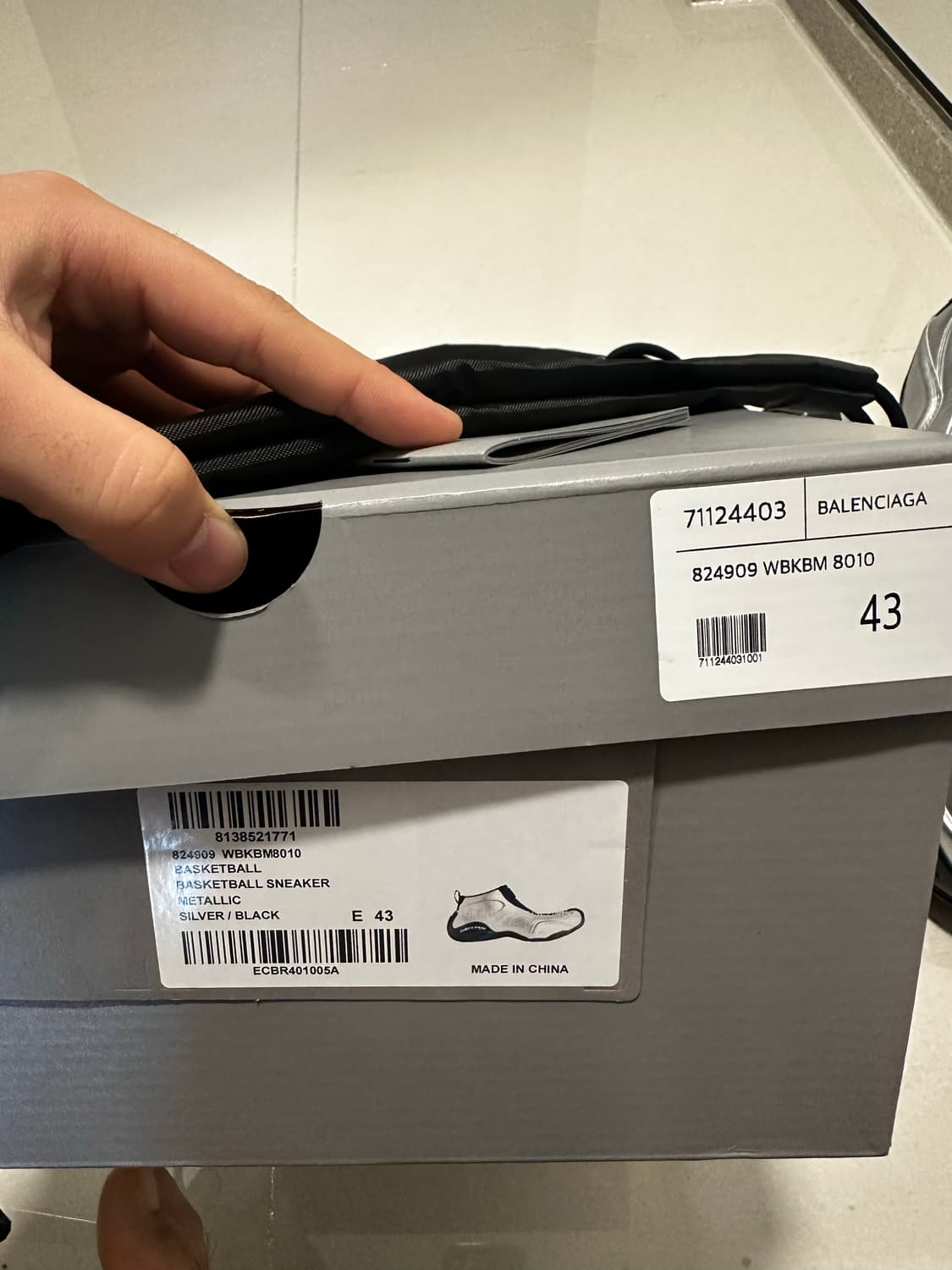 43) 발렌시아가 바스켓볼 스니커즈 상품이미지6