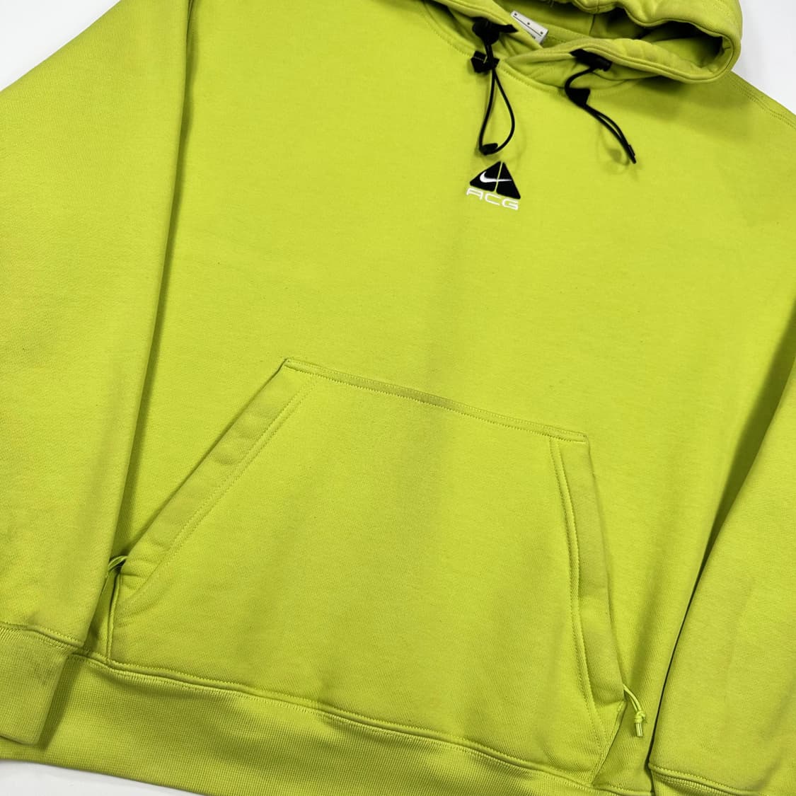 (오염존재) 나이키 ACG 테크 후드티 형광 M 상품이미지3
