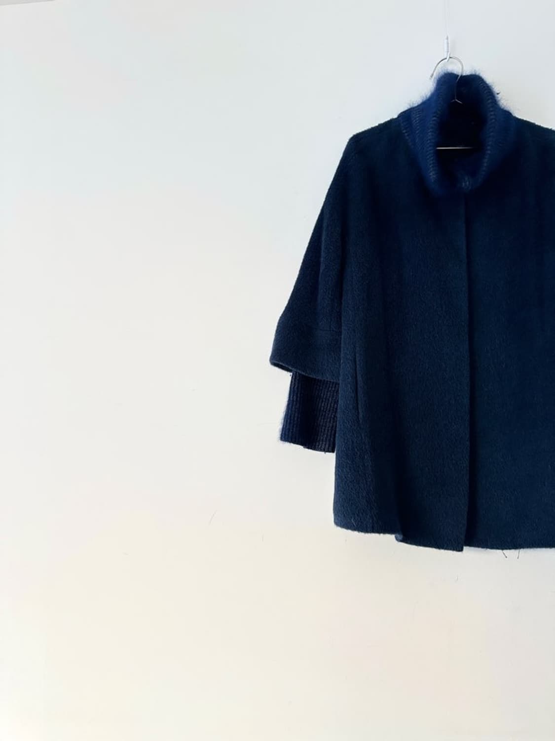 EMCEE blooming alpaca coat / navy 상품이미지3