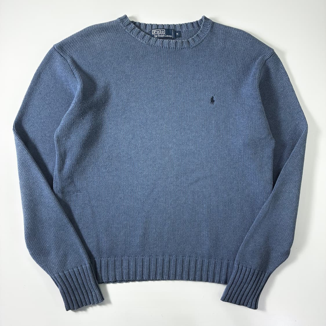 Polo  폴로 랄프로렌 자수 코튼 소라 크루넥 니트   상품이미지2