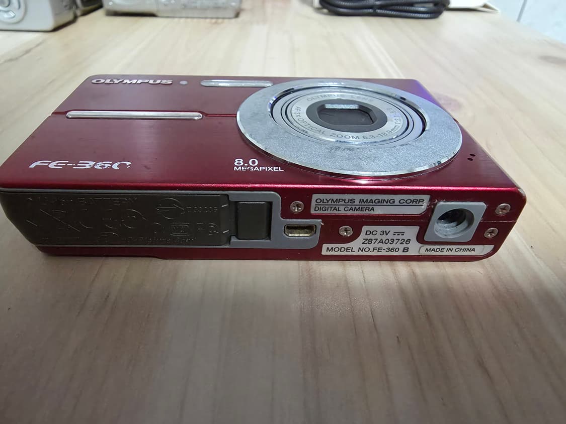 올림푸스 FE-360 빈티지 디지털카메라(하자) 상품이미지5