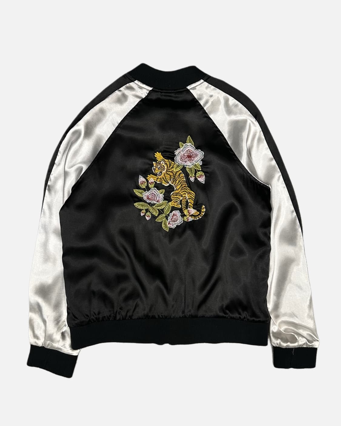 tiger embroidery black white sukajan 상품이미지5