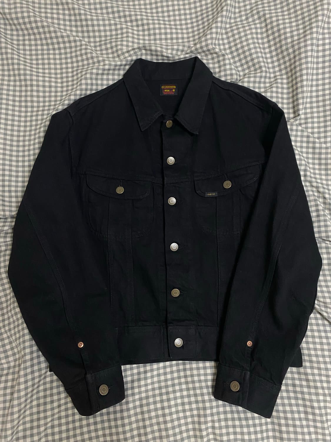 아웃스탠딩 50s 웨스턴 셀비지 라이더 자켓 상품이미지1