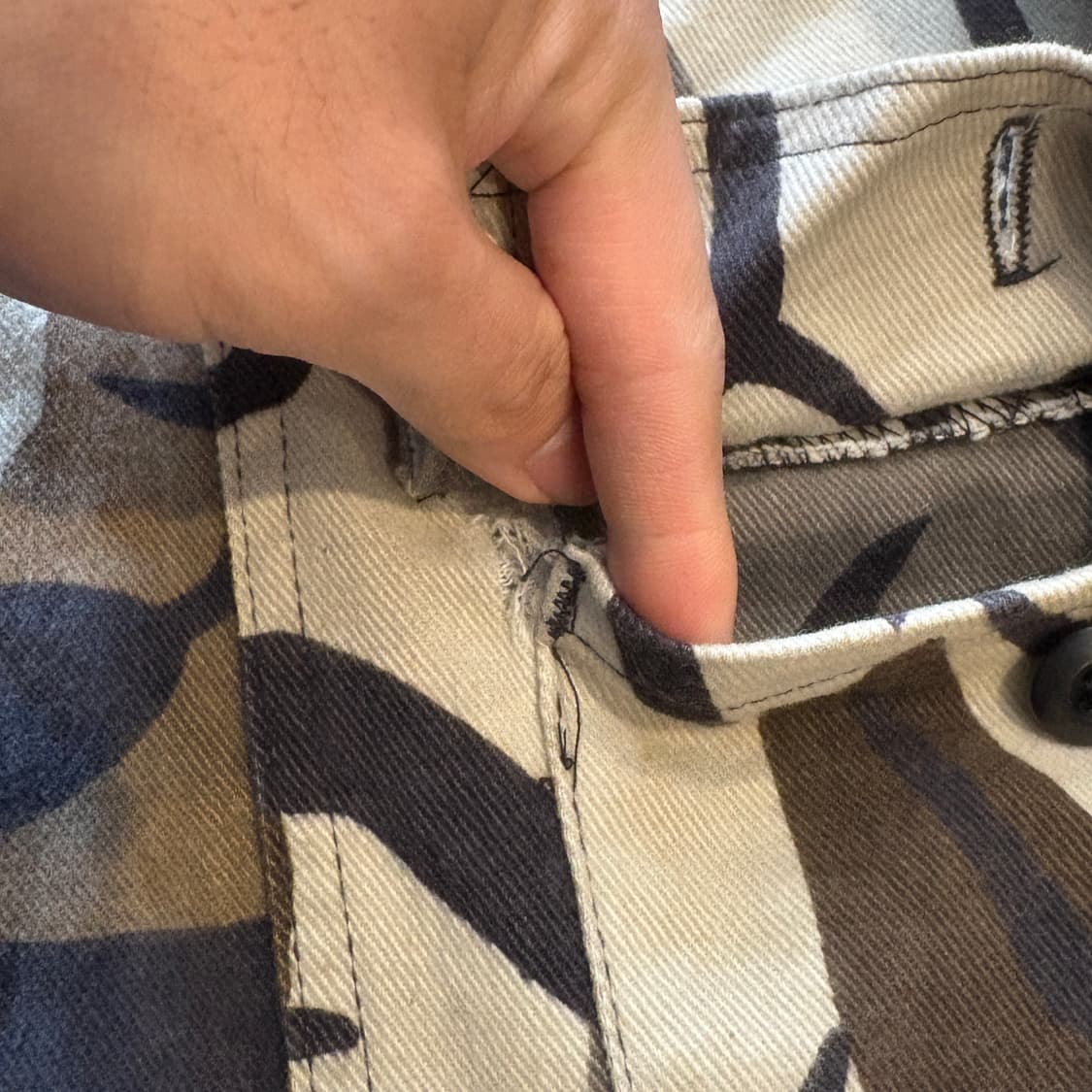 90년대 미국 생산 프레데터 카모 자켓 상품이미지7