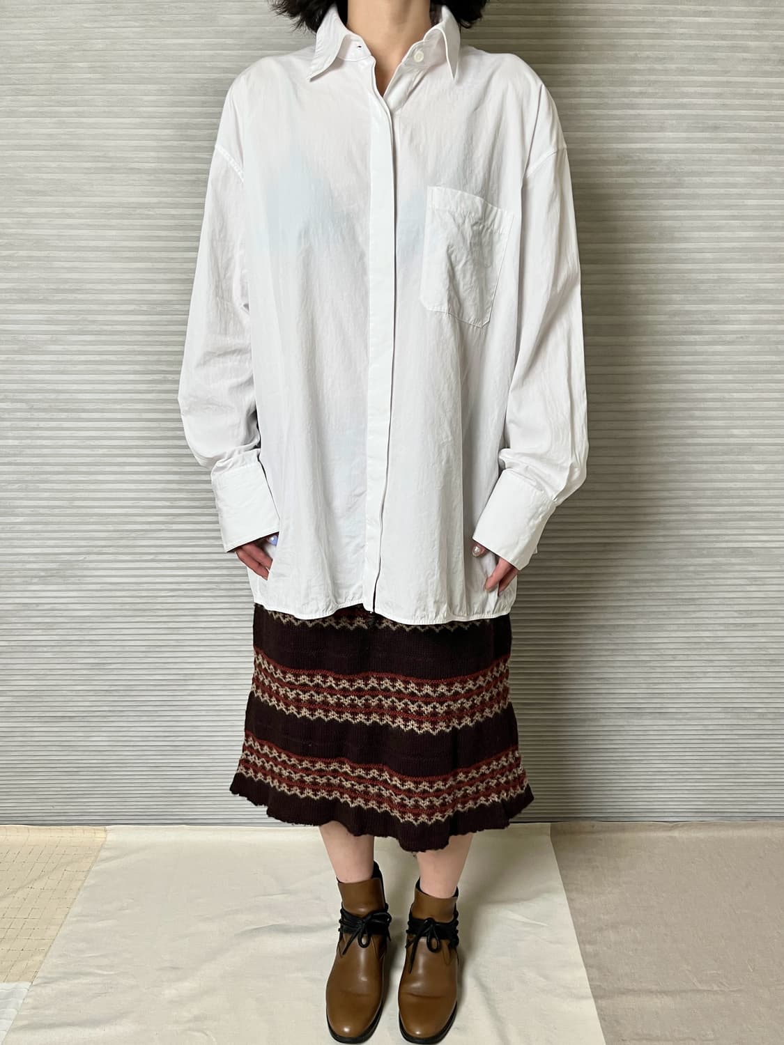 헬무트랭 루즈핏 스냅 셔츠 helmut lang shirt 상품이미지1