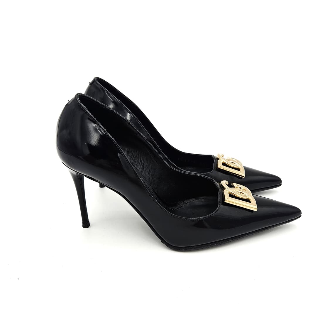 돌체앤가바나 DG 로고 페이던트 펌프스 힐 35.5 상품이미지7
