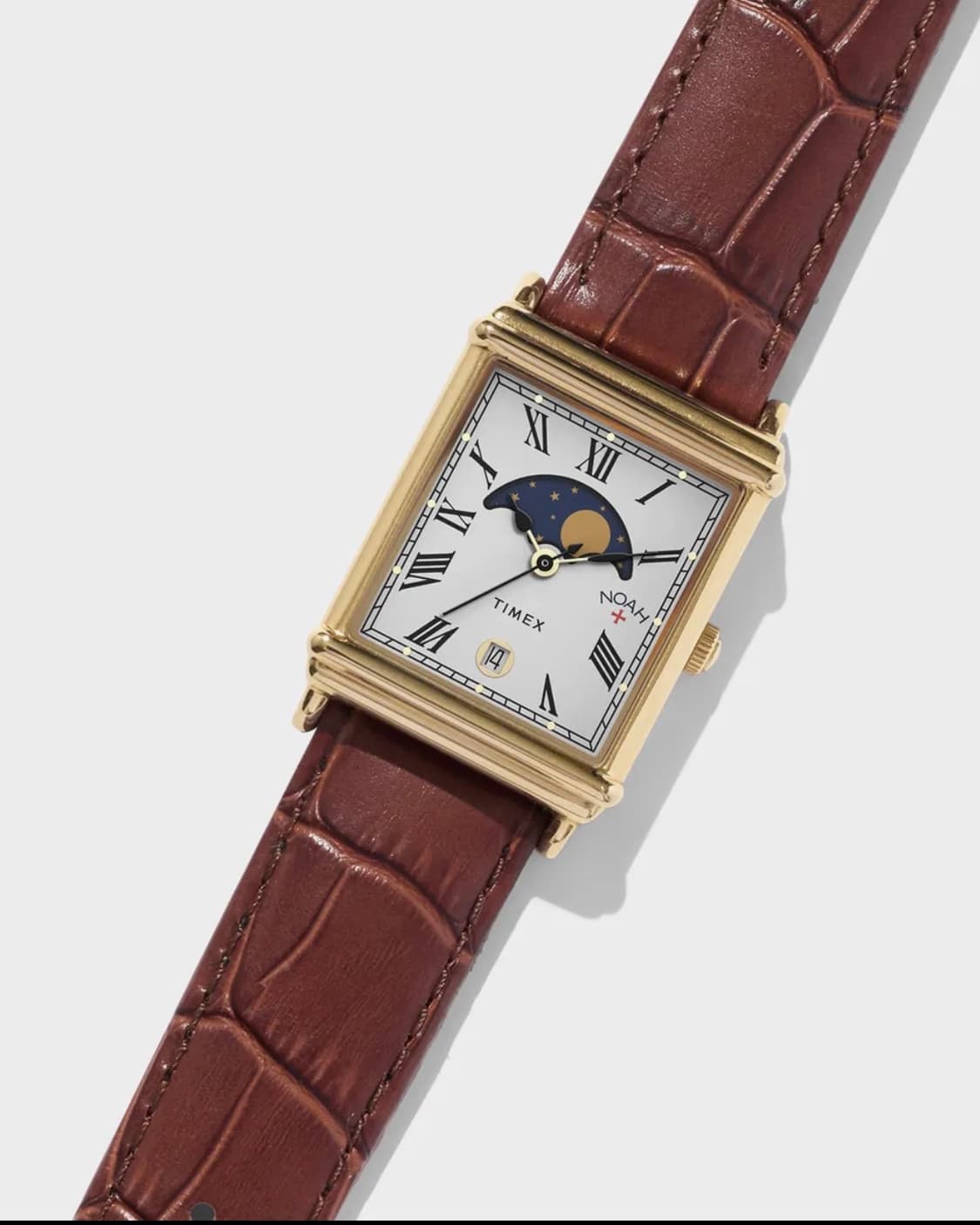 타이맥스 x 노아 문 페이즈 워치 브라운 골드 상품이미지1