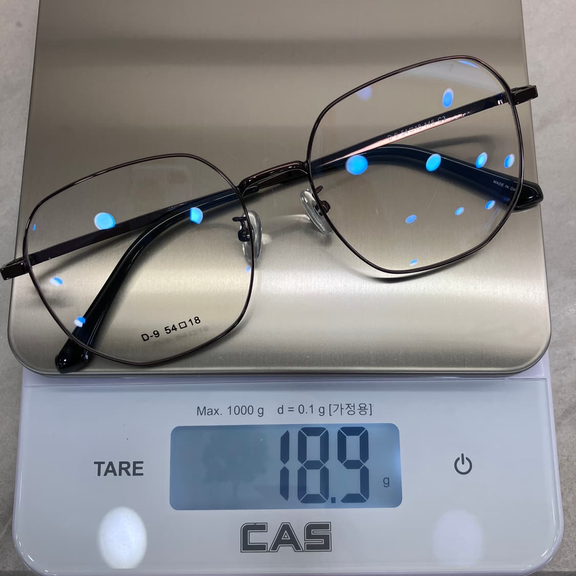 C43 CLD9 유광 브라운 웰링턴 메탈테 안경 상품이미지8