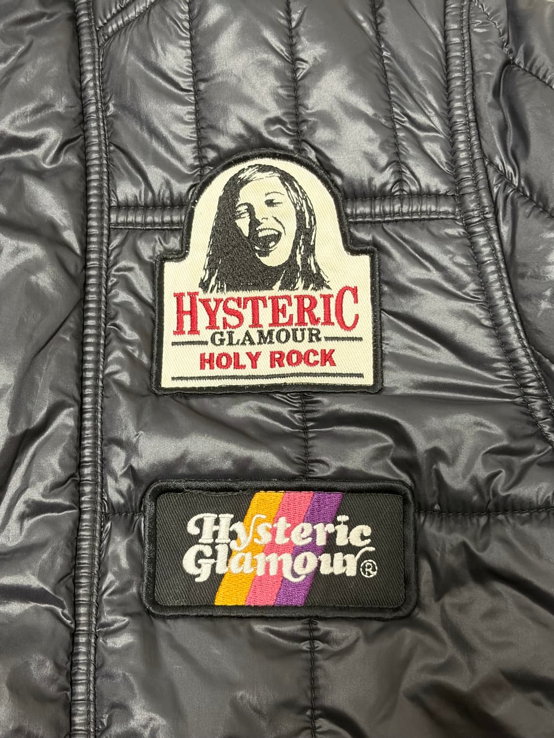 히스테릭글래머 아카이브 히스걸 패치 경량패딩 자켓 상품이미지2