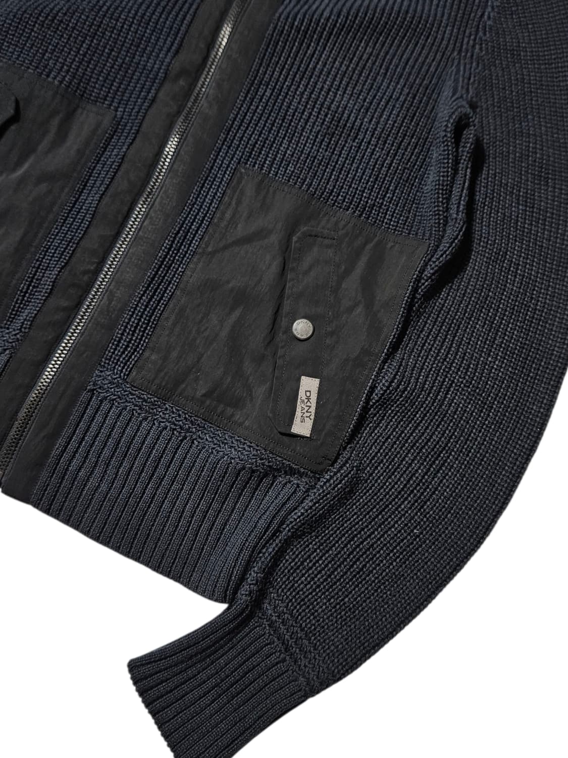 DKNY JEANS 니트 나일론 후드 S 상품이미지3