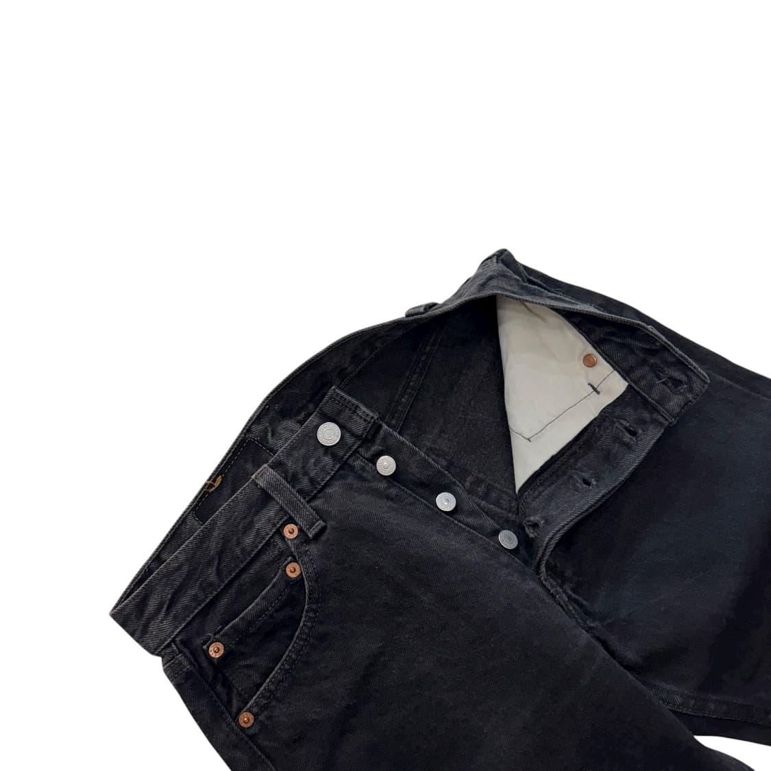 [26.5] 90's 리바이스 501 블랙진 데님 [lv1059] 상품이미지3