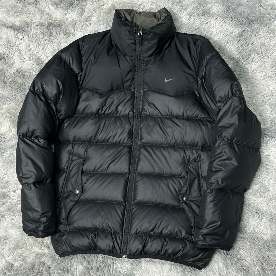 나이키 스우시 리버시블 해외판 패딩 s  상품이미지1