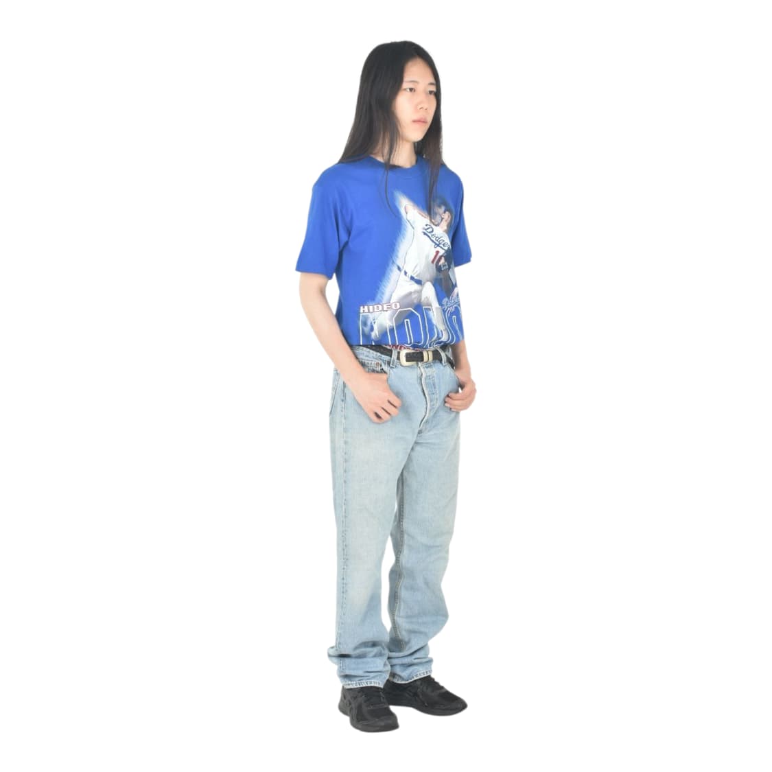 90S 오리지널 LA다저스 히데오노모 반팔티 데드스탁 M N0012 상품이미지7