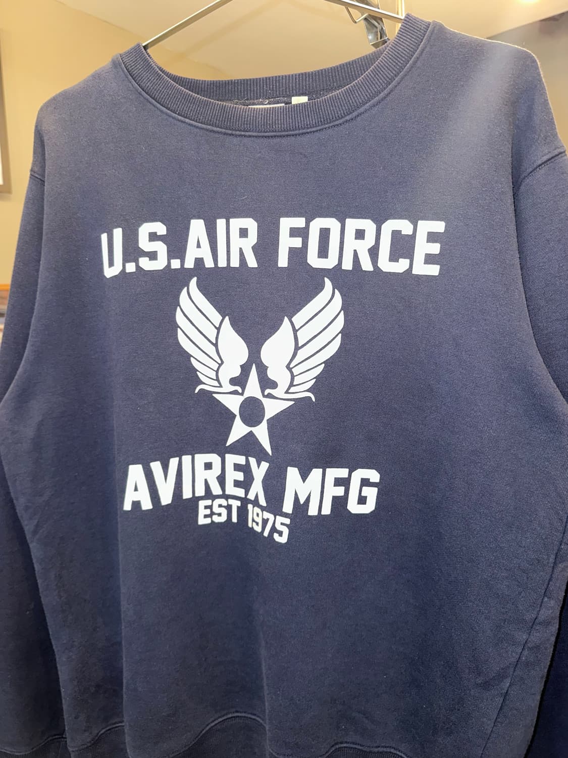 Avirex U.S. Air Force logo sweatshirt 상품이미지5