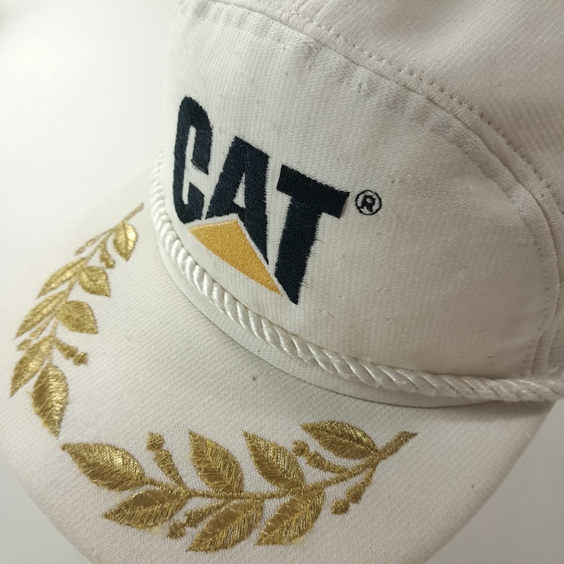 CJ551 CAT 월계수 로프 화이트 90s 스냅백 볼캡 모자 상품이미지6
