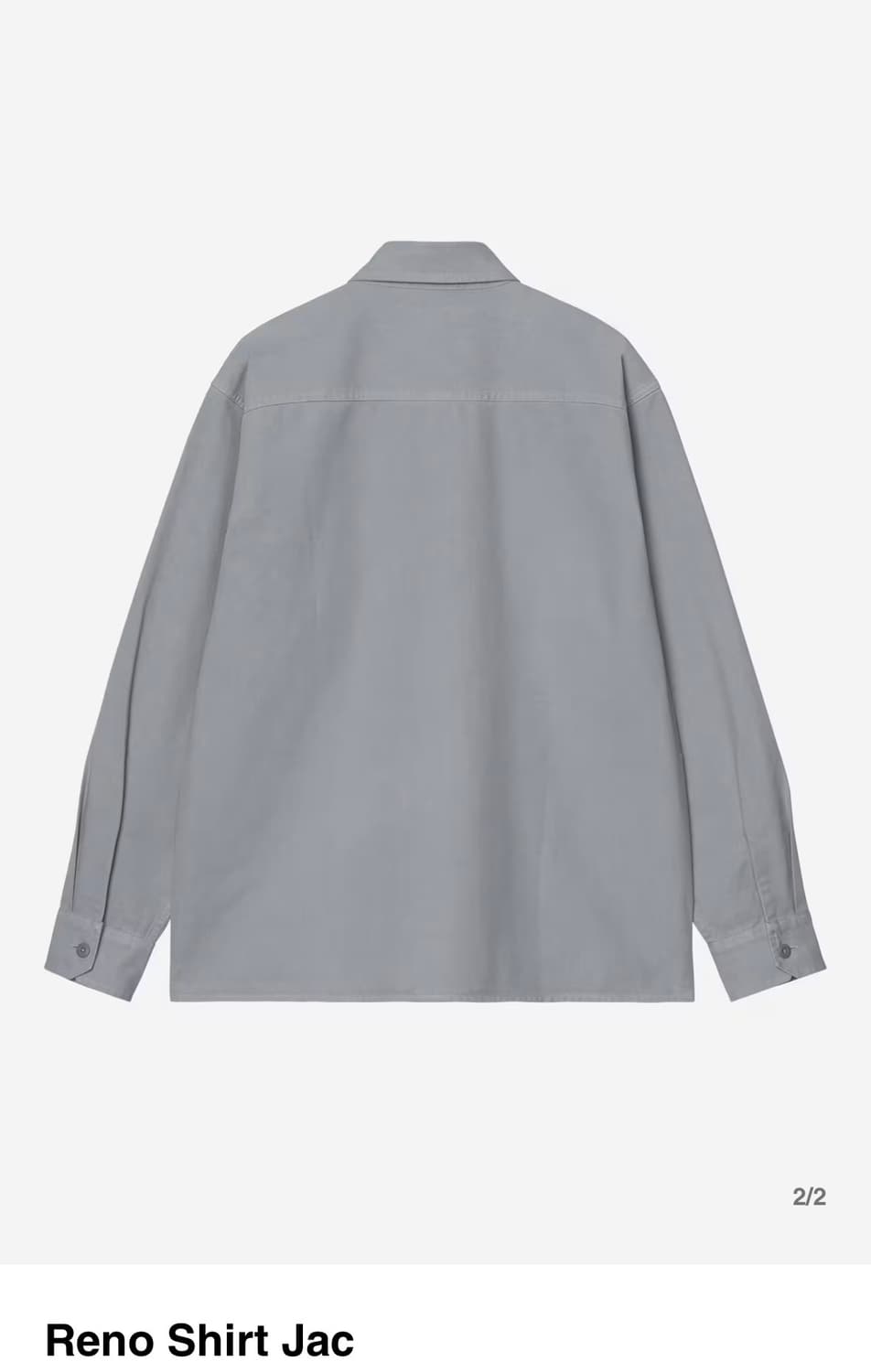 칼하트 WIP 레노 셔츠 자켓 _ 그레이 상품이미지2