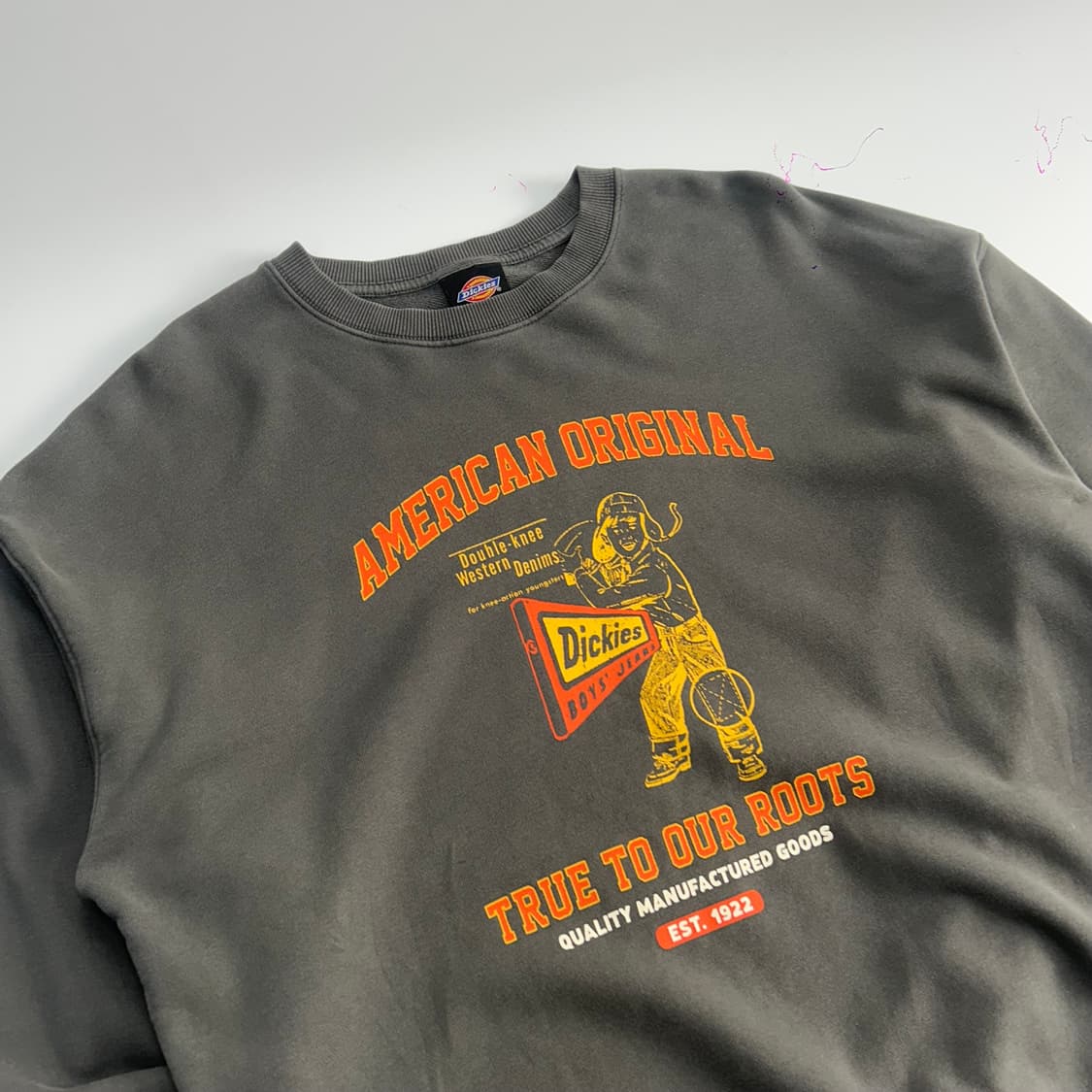 Dickies 디키즈 프린팅 차콜 맨투맨 상품이미지4