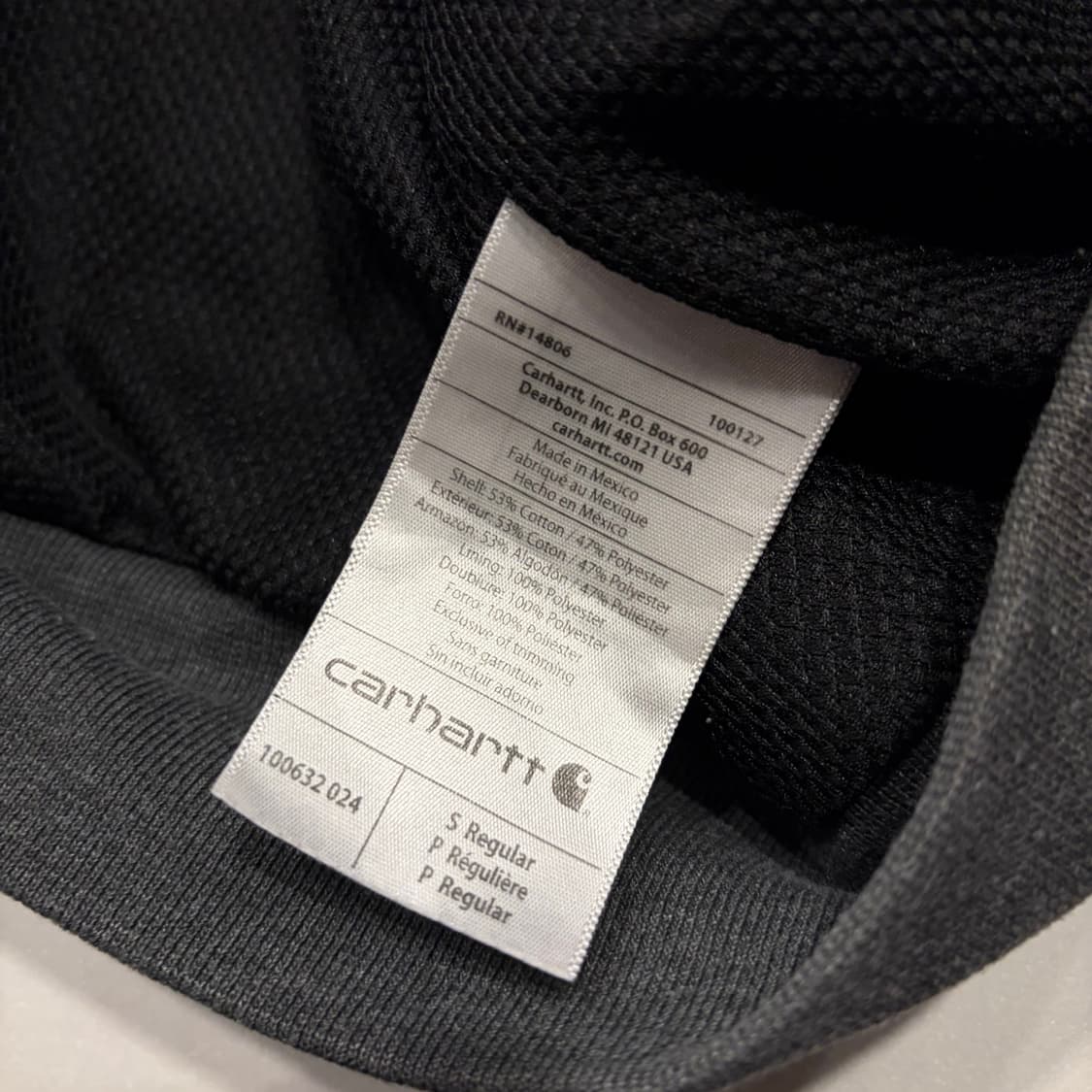 [S] 칼하트 레인디펜더 후드 집업 회색 그래이 D3 상품이미지8