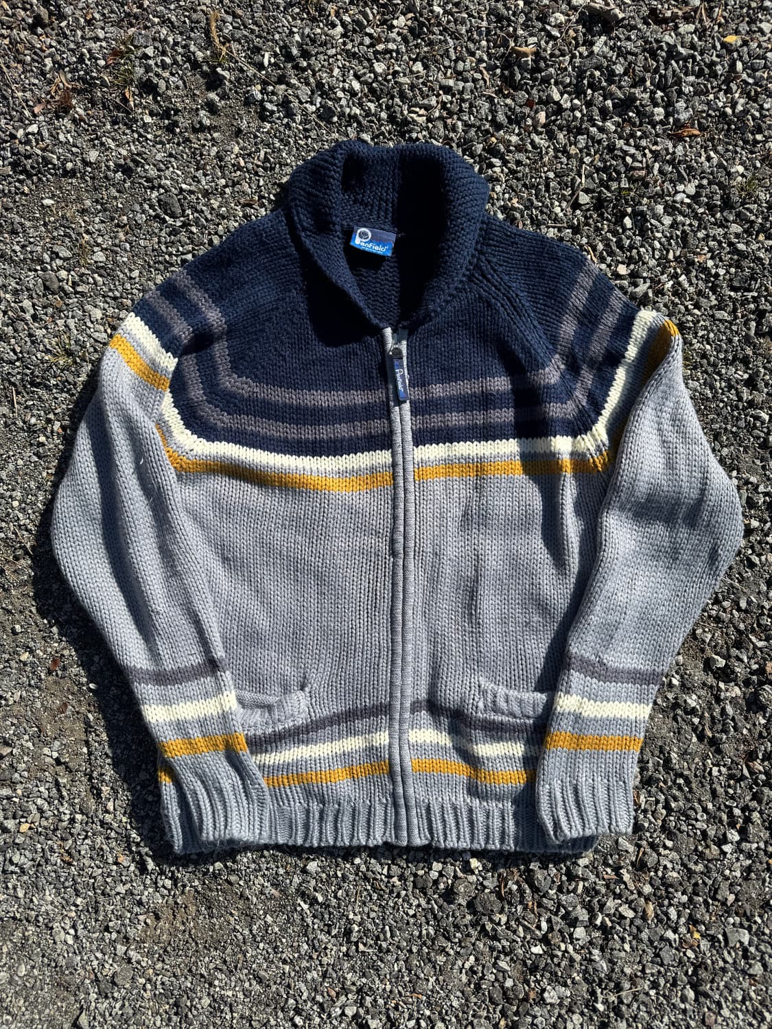 빈티지 펜필드 숄카라 집업 가디건 코위찬 상품이미지1