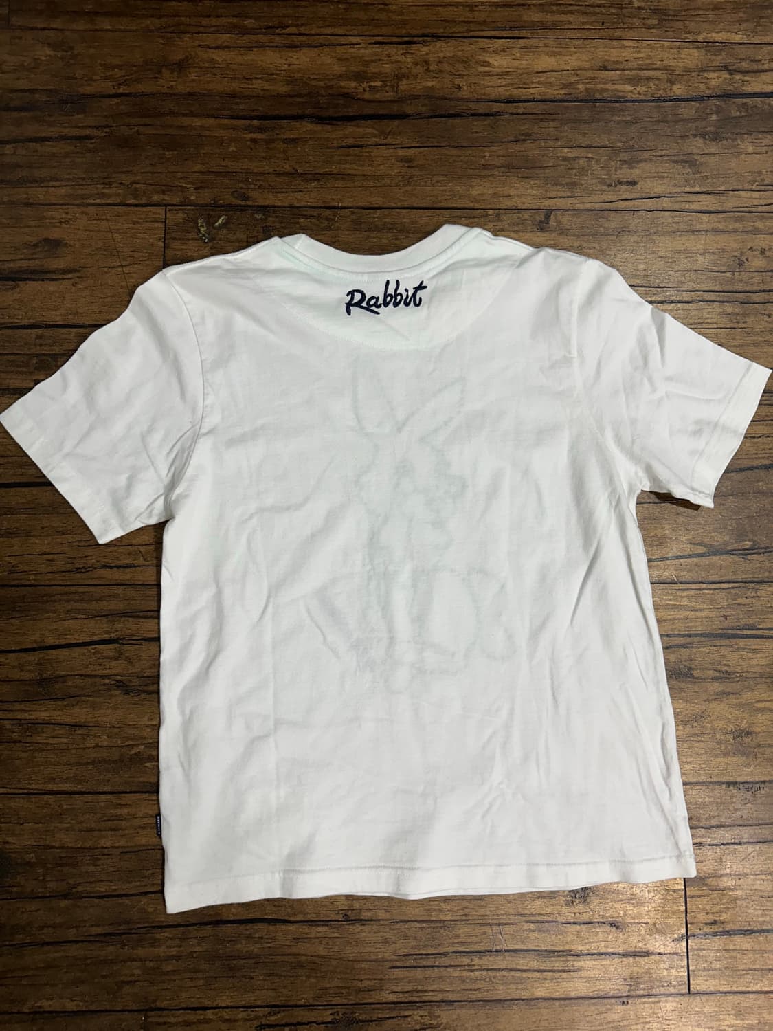 RATHLETIC JEANS 토끼 자수 반팔티 / 100% 코튼 M 상품이미지6