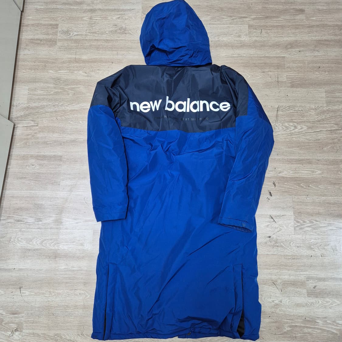 뉴발란스 배색 다운 후드 롱패딩 점퍼 L(100) 상품이미지5