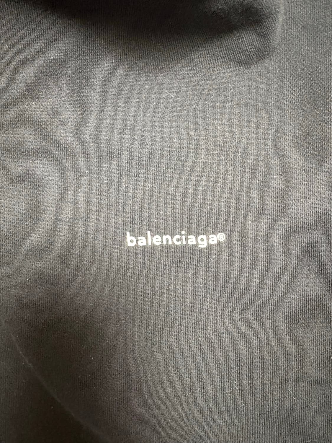 발렌시아가 블랙 후드티 상품이미지3