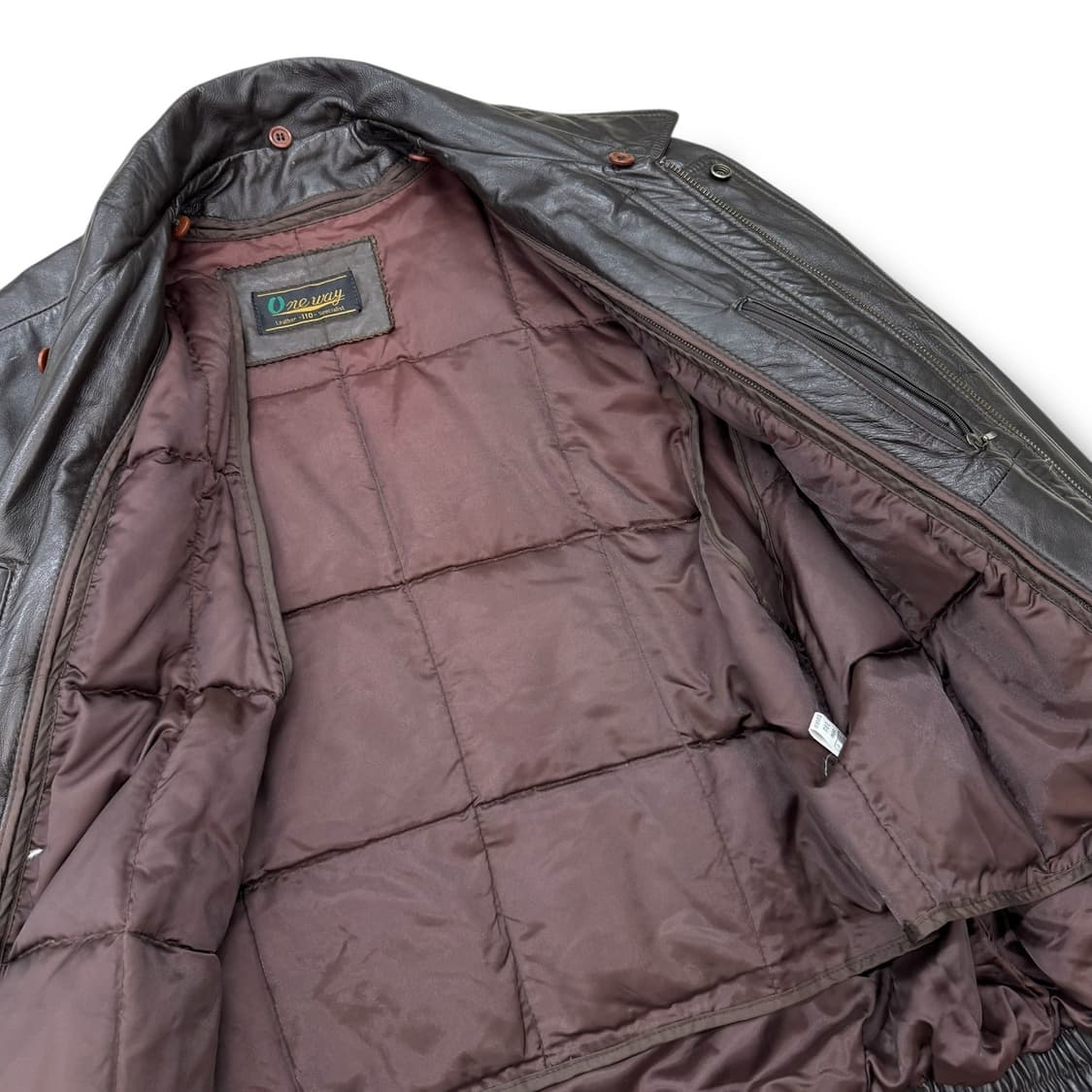 램스킨 레이어드 레더자켓 r1975 상품이미지6