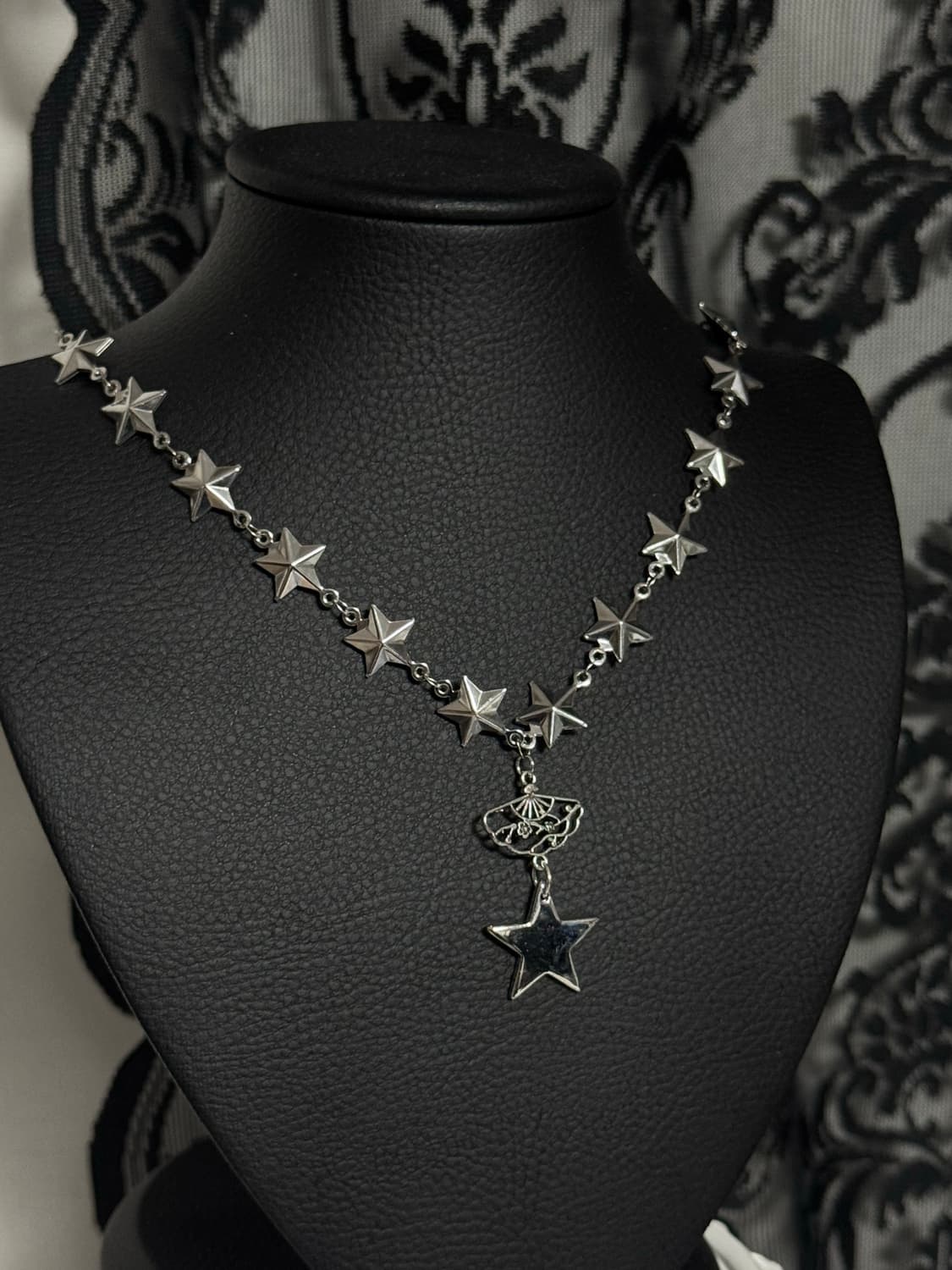 스타 오리엔탈 부채 팬던트 목걸이  상품이미지2