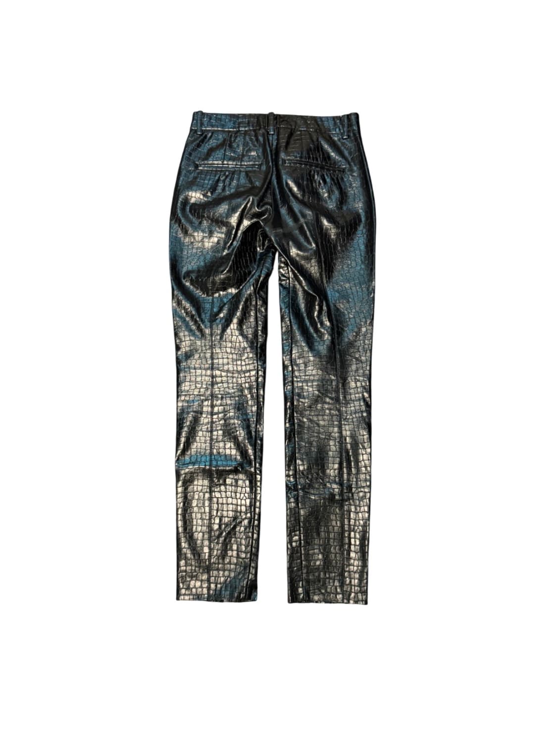 Zara Python Design Leather Coated Jeans 상품이미지2