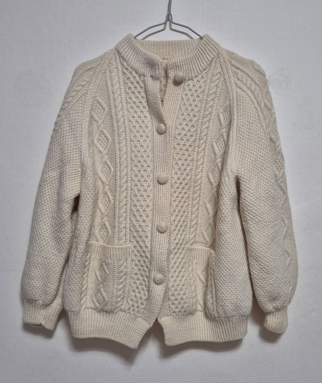 한림수직 아이보리 가디건. 상품이미지1