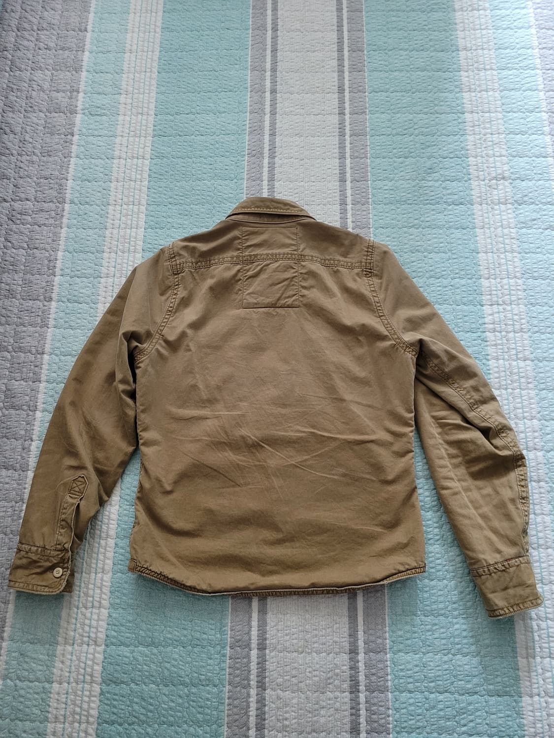 아베크롬비 Abercrombie 워크웨어 체크안감 셔츠형 자켓 XL 상품이미지9