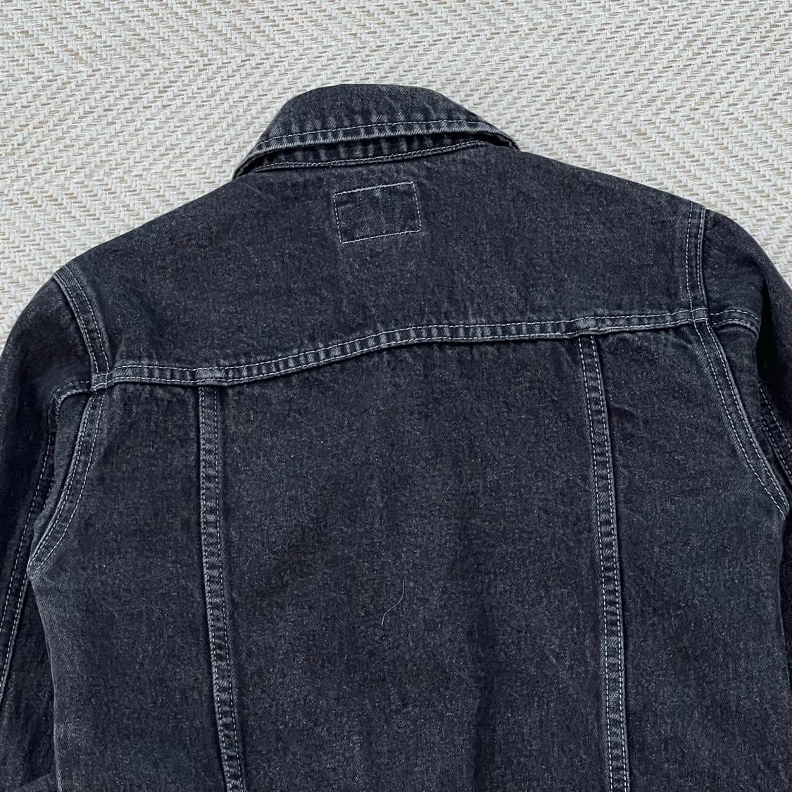 캘빈클라인 흑청 트러커자켓 r3471 상품이미지4