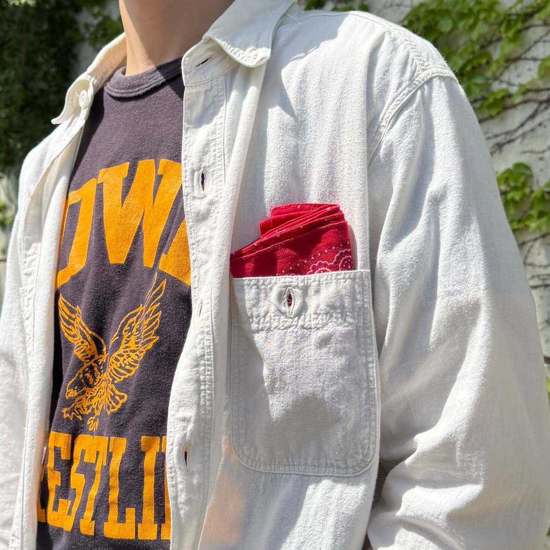 60-70s 레드 페이즐리 반다나 상품이미지4